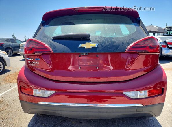 1G1FZ6S06K4122902 2019 CHEVROLET BOLT Red Widok z tyłu