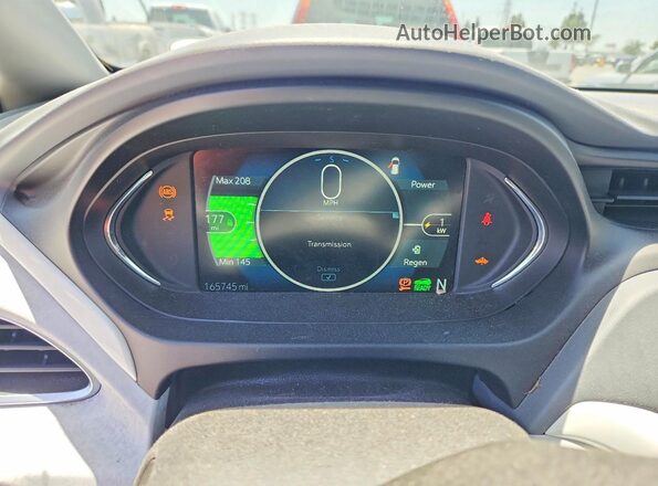 1G1FZ6S06K4122902 2019 CHEVROLET BOLT Red Widok zestawu wskaźników