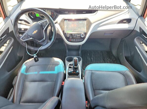 1G1FZ6S06K4122902 2019 CHEVROLET BOLT Red Widok deski rozdzielczej