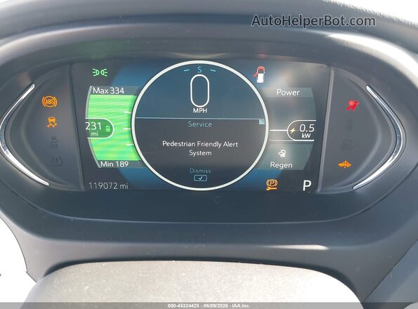1G1FZ6S07K4124691 2019 CHEVROLET BOLT Silver 