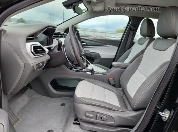 1G1FZ6S07N4125568 2022 CHEVROLET BOLT Black Front interior view