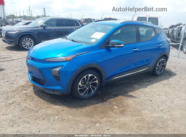 1G1FZ6S07P4137349 2023 CHEVROLET BOLT Blue წინა მარცხენა ხედი სამი მეოთხედიდან