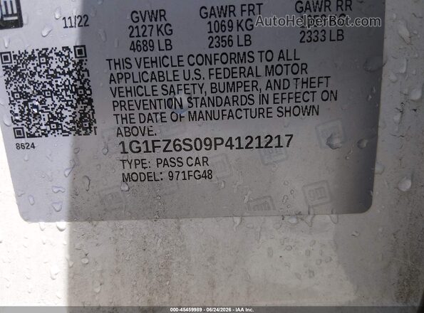 1G1FZ6S09P4121217 2023 CHEVROLET BOLT White ძრავის განყოფილების ხედი