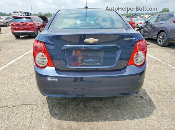 1G1JA5SH2G4172088 2016 CHEVROLET SONIC Blue Հետևի տեսք