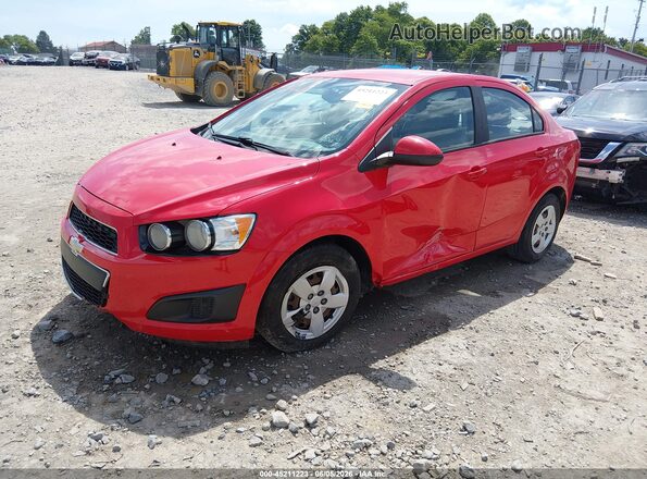 1G1JA5SH6G4177925 2016 CHEVROLET SONIC Red Front left