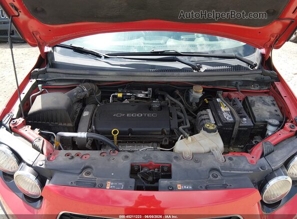1G1JA5SH6G4177925 2016 CHEVROLET SONIC Red Rear view