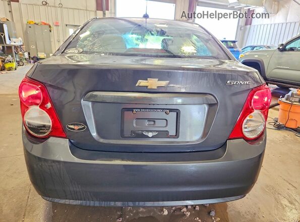 1G1JA5SH9G4146250 2016 CHEVROLET SONIC Charcoal უკანა ხედი