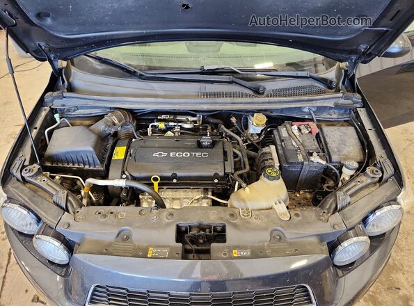 1G1JA5SH9G4146250 2016 CHEVROLET SONIC Charcoal უკანა სალონის ხედი