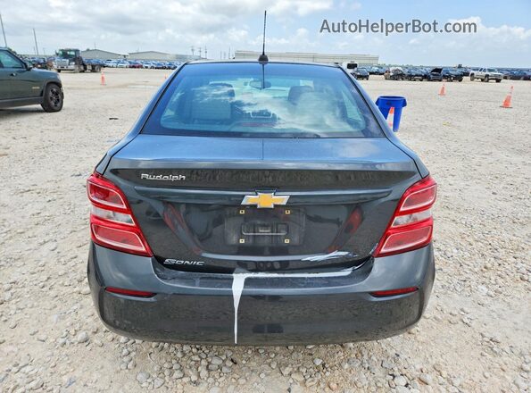 1G1JB5SB4K4136985 2019 CHEVROLET SONIC Gray Вид ззаду