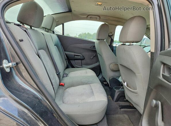 1G1JB5SB4K4136985 2019 CHEVROLET SONIC Gray Вид задніх сидінь