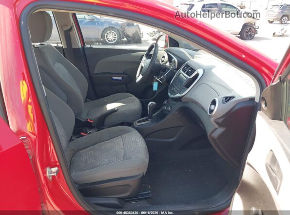 1G1JB5SH1H4142594 2017 CHEVROLET SONIC Red Սալոնի դիմացի տեսք