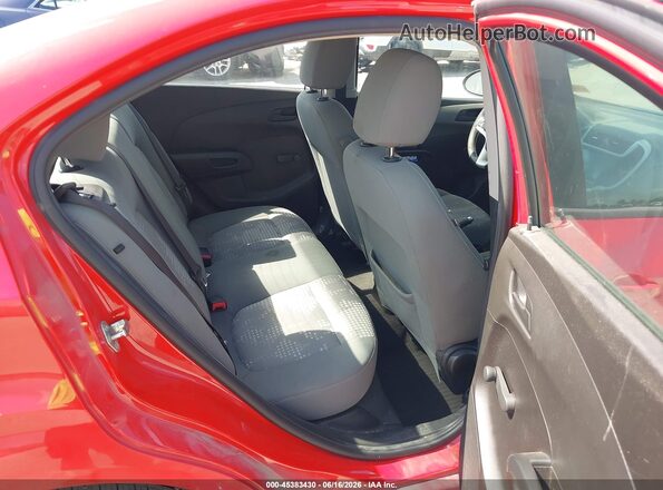 1G1JB5SH1H4142594 2017 CHEVROLET SONIC Red VIN կոդի պիտակի տեսք