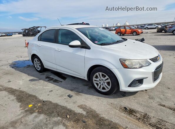 1G1JB5SH1H4144331 2017 CHEVROLET SONIC Белый Передняя правая четверть