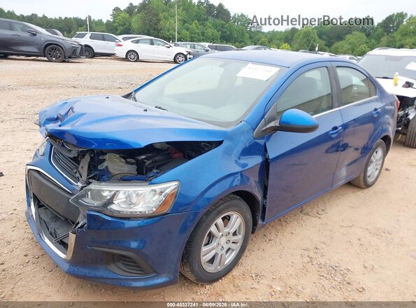 1G1JB5SH3H4153337 2017 CHEVROLET SONIC Blue Առջևի ձախ երեք քառորդ տեսարան