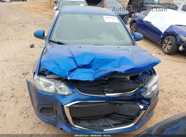1G1JB5SH3H4153337 2017 CHEVROLET SONIC Blue Սարքավորումների վահանակի տեսք