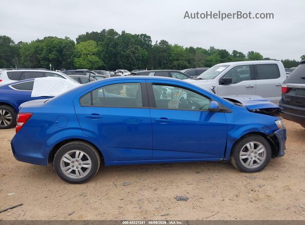 1G1JB5SH3H4153337 2017 CHEVROLET SONIC Blue Սալոնի հետևի տեսք