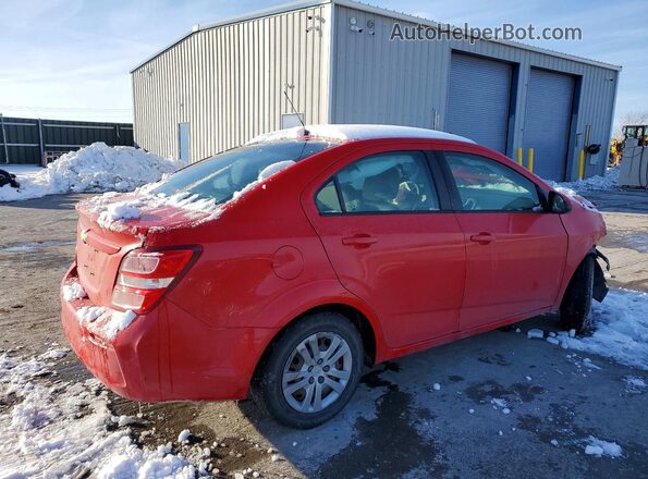 1G1JB5SH3J4101504 2018 CHEVROLET SONIC Red 