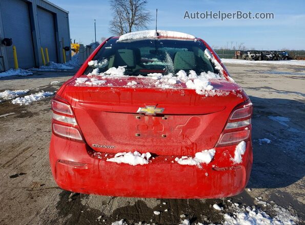 1G1JB5SH3J4101504 2018 CHEVROLET SONIC Red 