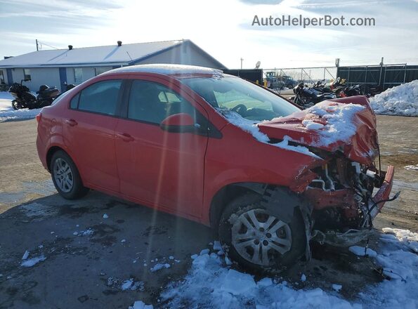 1G1JB5SH3J4101504 2018 CHEVROLET SONIC Red 