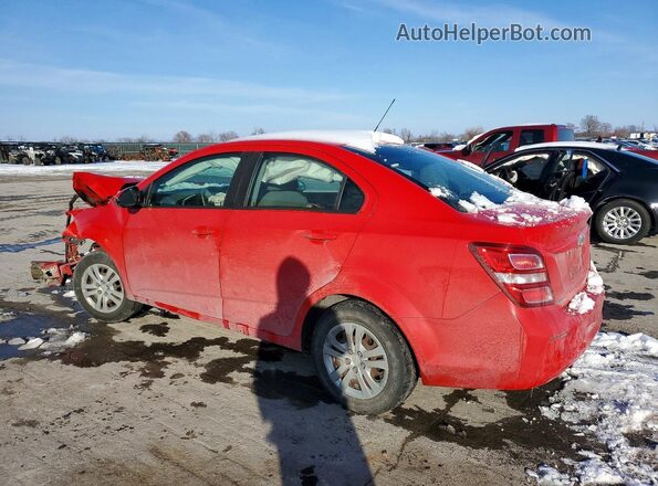 1G1JB5SH3J4101504 2018 CHEVROLET SONIC Red 