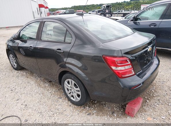 1G1JB5SH7H4143118 2017 CHEVROLET SONIC Black Rear left