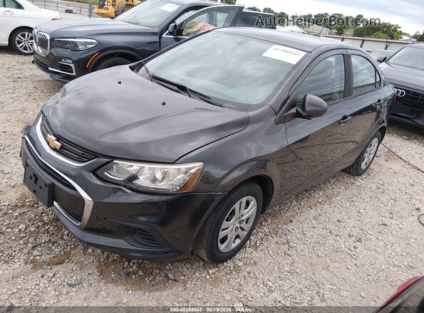 1G1JB5SH7H4143118 2017 CHEVROLET SONIC Black Front left