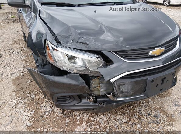 1G1JB5SH7H4143118 2017 CHEVROLET SONIC Black Front view