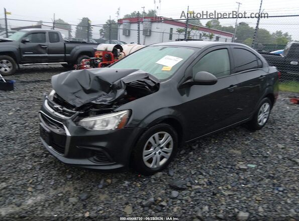 1G1JB5SH7H4174322 2017 CHEVROLET SONIC Gray Vista tres cuartos delantera izquierda