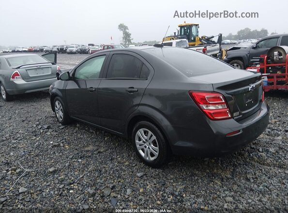 1G1JB5SH7H4174322 2017 CHEVROLET SONIC Gray Trasero izquierdo