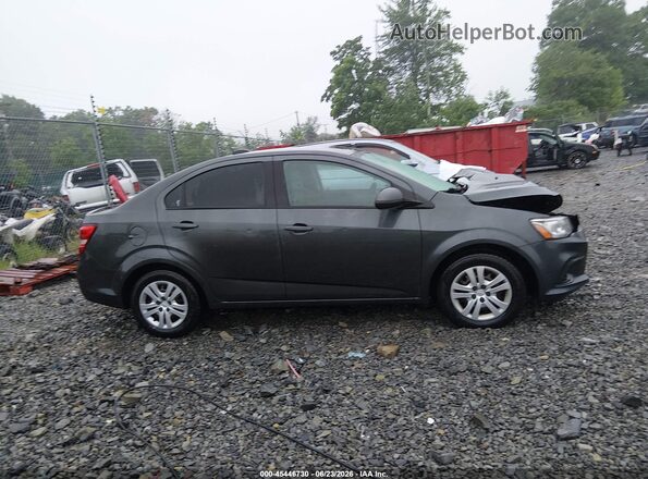 1G1JB5SH7H4174322 2017 CHEVROLET SONIC Gray Vista interior trasera