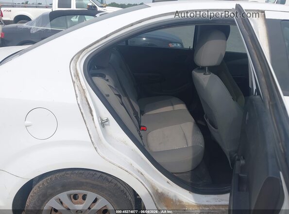 1G1JB5SH9J4109316 2018 CHEVROLET SONIC White Вид наклейки з VIN-кодом