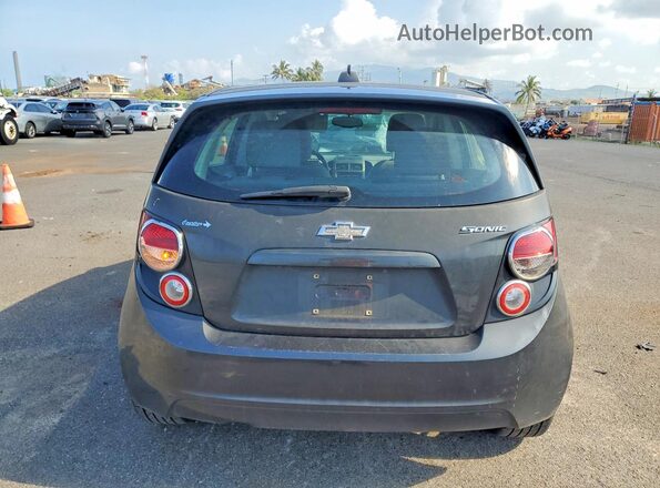 1G1JB6SH9G4122680 2016 CHEVROLET SONIC Black Rear view
