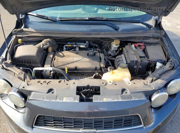 1G1JB6SH9G4122680 2016 CHEVROLET SONIC Black Engine compartment view