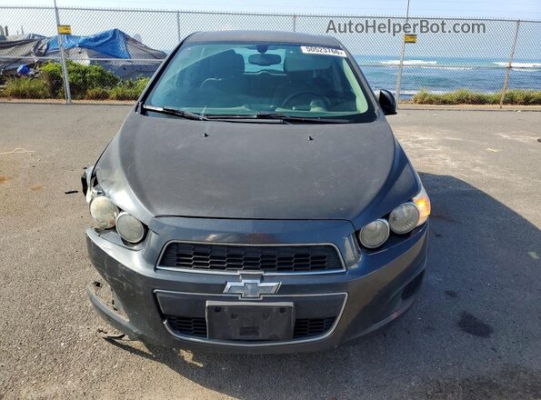 1G1JB6SH9G4122680 2016 CHEVROLET SONIC Black Front view