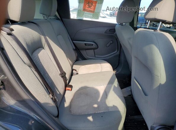 1G1JB6SH9G4122680 2016 CHEVROLET SONIC Black Rear interior view