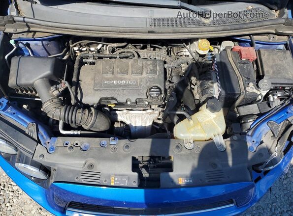 1G1JC5SB9G4164351 2016 CHEVROLET SONIC Blue Սալոնի հետևի տեսք