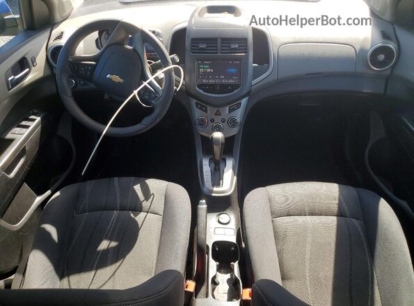 1G1JC5SB9G4164351 2016 CHEVROLET SONIC Blue Առջևի վահանակի տեսք