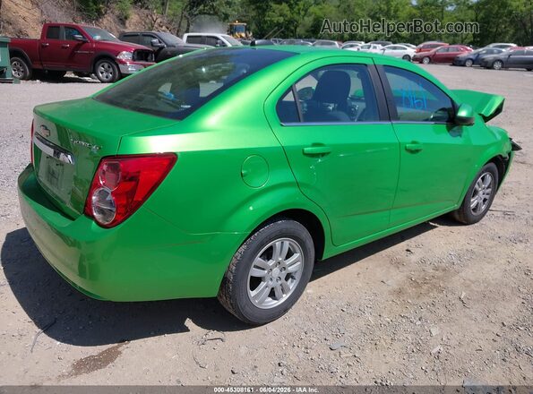 1G1JC5SH0G4122798 2016 CHEVROLET SONIC Зеленый Задняя правая четверть