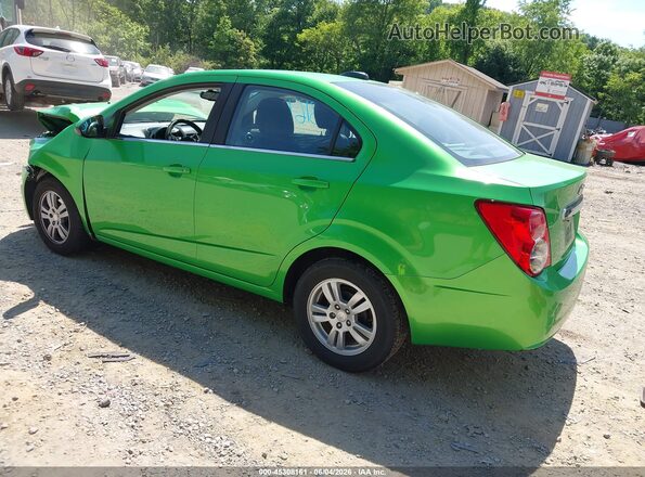 1G1JC5SH0G4122798 2016 CHEVROLET SONIC Зеленый Задняя левая четверть