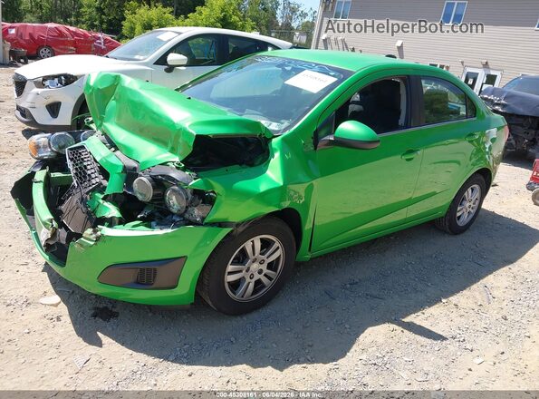1G1JC5SH0G4122798 2016 CHEVROLET SONIC Зеленый Передняя левая четверть