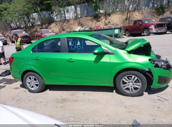 1G1JC5SH0G4122798 2016 CHEVROLET SONIC Зеленый Вид задней части салона