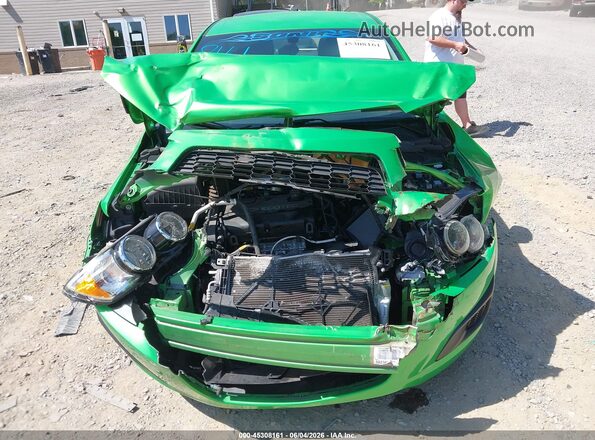 1G1JC5SH0G4122798 2016 CHEVROLET SONIC Зеленый Вид спереди