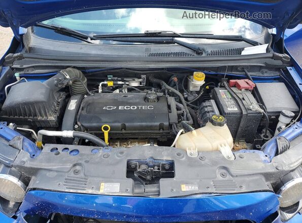 1G1JC5SH1G4176014 2016 CHEVROLET SONIC Синий Вид задней части салона