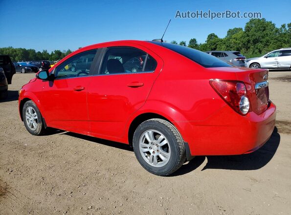 1G1JC5SH6G4117167 2016 CHEVROLET SONIC Red Rear left