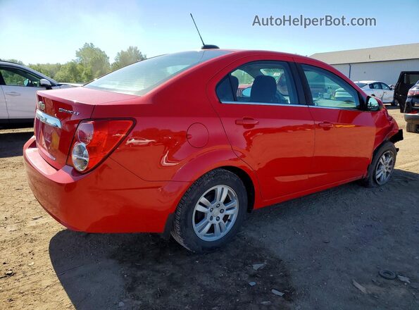 1G1JC5SH6G4117167 2016 CHEVROLET SONIC Red Rear right