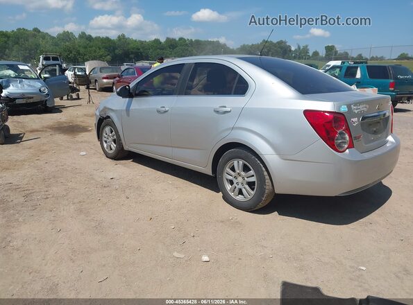 1G1JC5SH7G4131952 2016 CHEVROLET SONIC Silver Trasero izquierdo