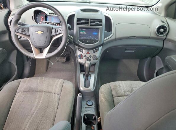 1G1JC5SH8G4125691 2016 CHEVROLET SONIC Black Առջևի վահանակի տեսք