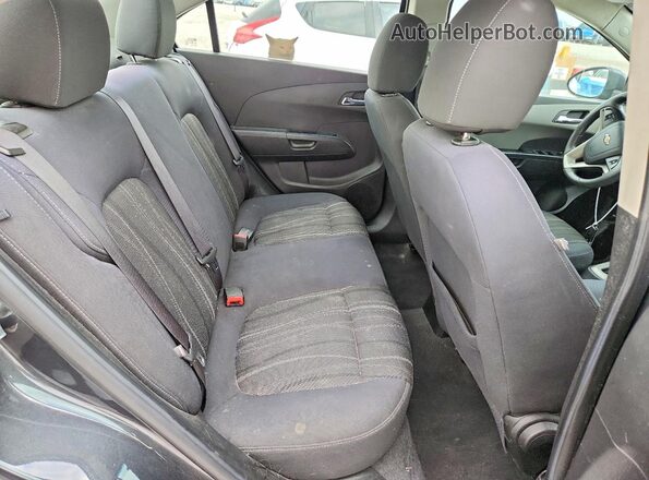 1G1JC5SH9G4179422 2016 CHEVROLET SONIC Gray უკანა სავარძლების ხედი