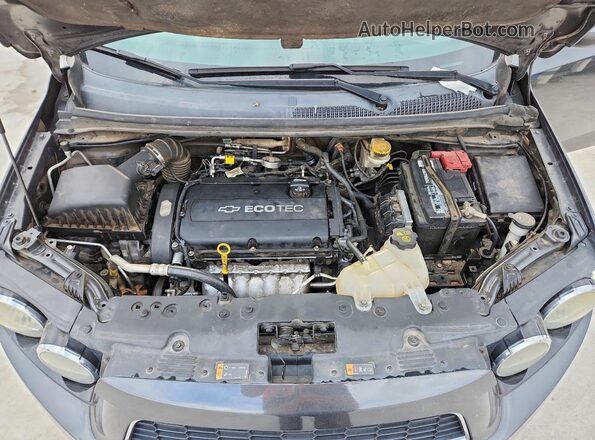 1G1JC5SH9G4179422 2016 CHEVROLET SONIC Gray უკანა სალონის ხედი