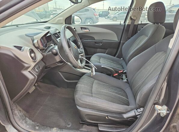 1G1JC5SH9G4179422 2016 CHEVROLET SONIC Gray წინა სალონის ხედი